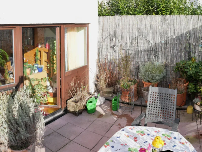 Große Terrasse der Wohnung in Friedrichsdorf